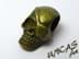 Bild von one Eye Skull Bronze Metall Totenkopf Pirat * Beads für Paracord 