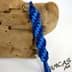 Bild von Paracord Schlüsselanhänger TWISTER - blau lizzard / colonialblau