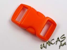 Bild von Paracord Verschluss gebogen 10 mm - orange 3/8"