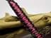 Bild von Paracord Armband CLASSIC - schwarz / pink camo