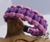 Bild von Paracord Armband CLASSIC - alt rosa / flieder