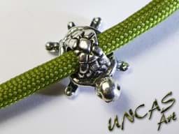 Bild von Schildkröte Landschildkröte Metall Beads für Paracord 
