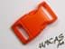 Bild von Paracord Verschluss groß, gebogen 16 mm - orange 5/8"