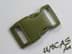 Bild von Paracord Verschluss groß, gebogen 16 mm - olive 5/8"