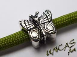 Bild von Schmetterling Butterfly Falter Metall * Beads für Paracord 