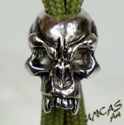 Bild von Fang Skull Metall Totenkopf * Beads für Paracord 