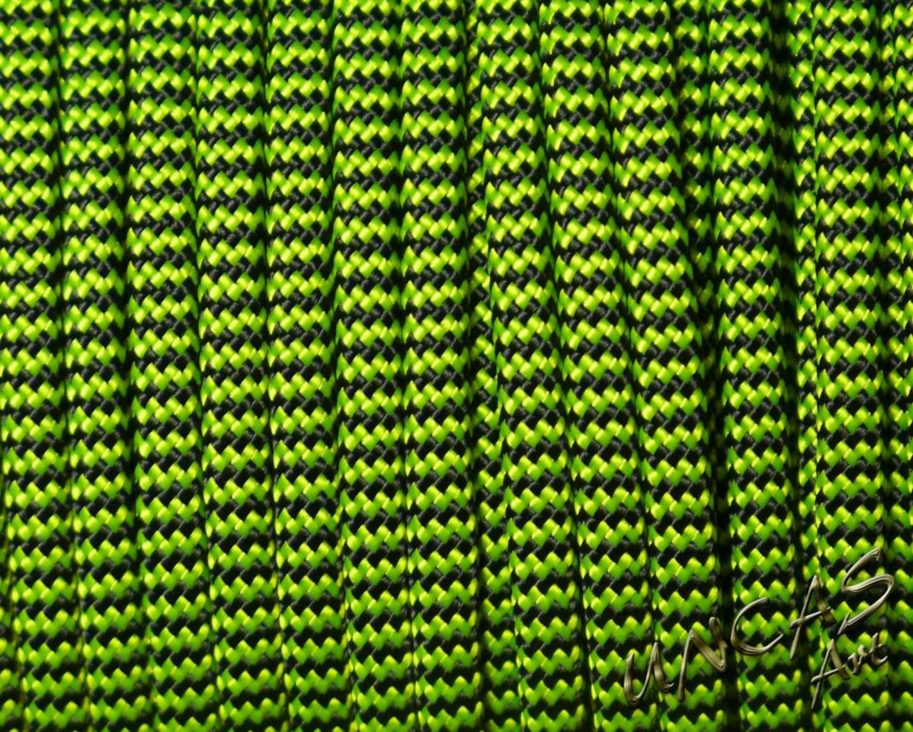 Bild von Paracord 550 Typ 3 - bumble bee / lime grün schwarz