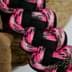 Bild von Paracord Schlüsselanhänger VIPER - pink camo / schwarz