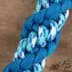Bild von Paracord Schlüsselanhänger TWISTER - ozean türkis blau / blue shock