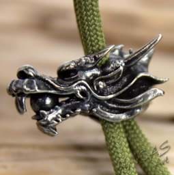 Bild von Drachenkopf Metall Perle * Beads für Paracord 